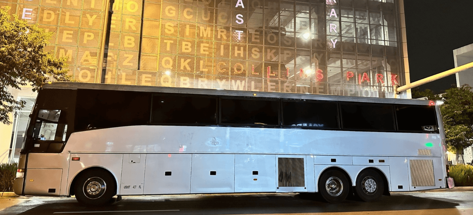 Exterior view of Large Party Bus - 55 Passenger