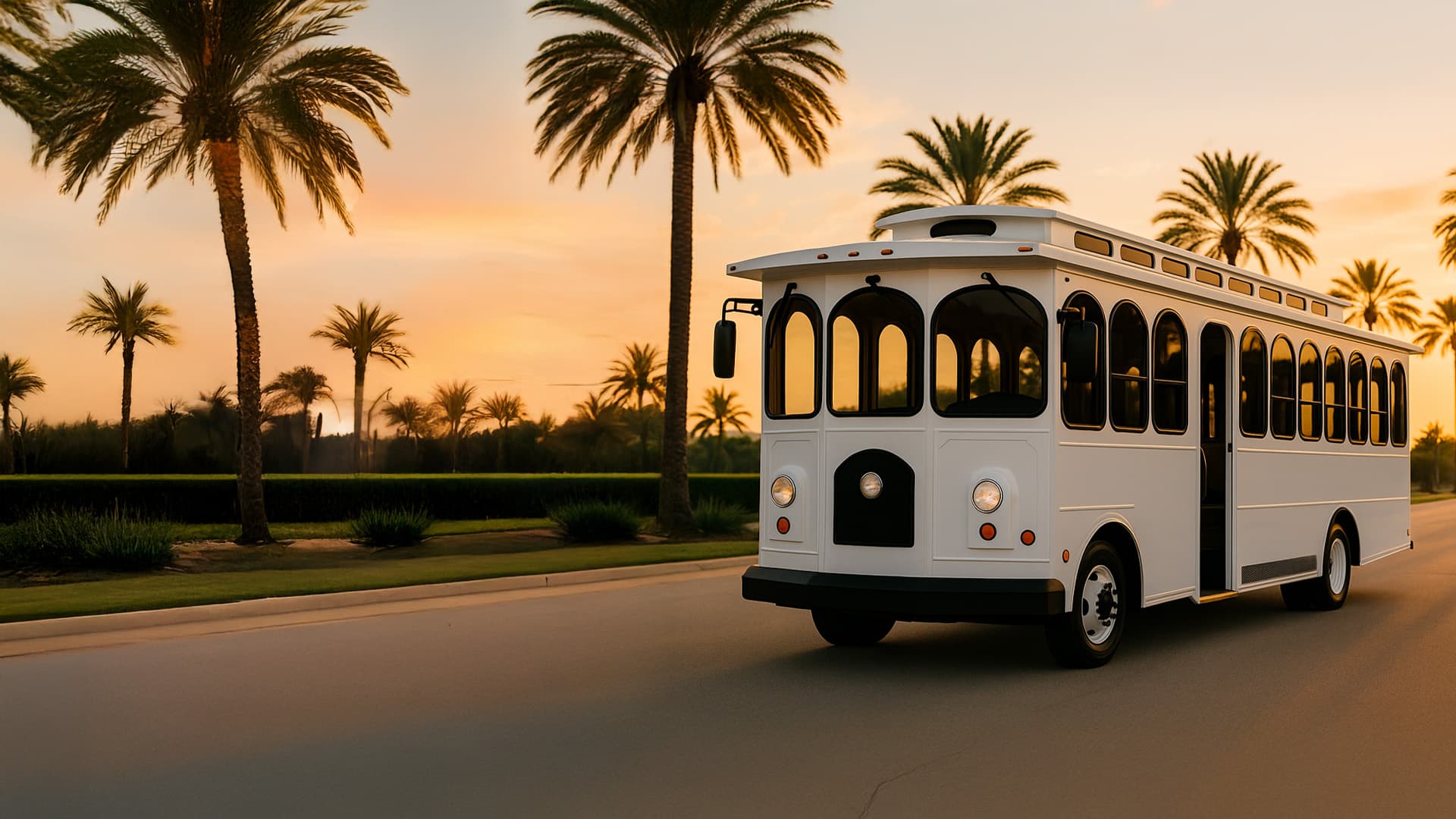 Luxury wedding trolley